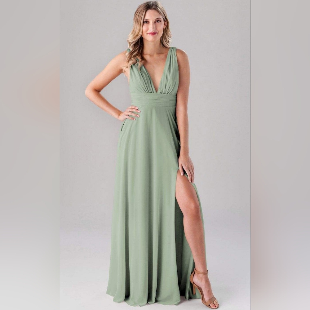 Sage formal/ bridesmaid dress